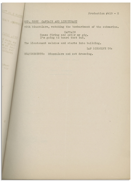 Moe Howard's 29pp. Script Dated February 1938 for The 1939 Three Stooges Film ''Three Little Sew and Sews'' -- Plus 3pp. Pages of Script Changes, Signed by Moe in Pencil -- Very Good